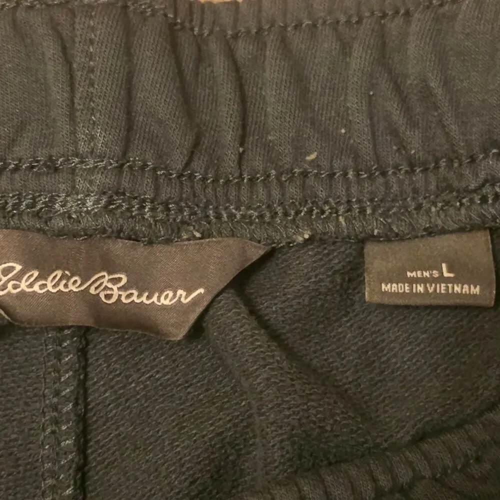 Eddie-bauer Men's Grey and Blue Joggers-tracksuits